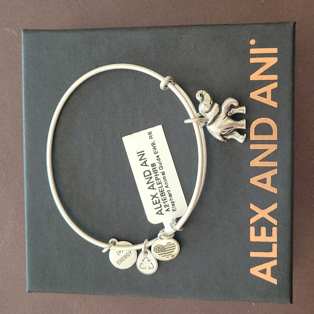 Elephant Alex and Ani Bracelet 🐘